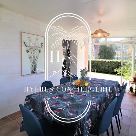 Villa La Quietude T4 Clim Wifi Pk Almanarre By Hc Hyeres