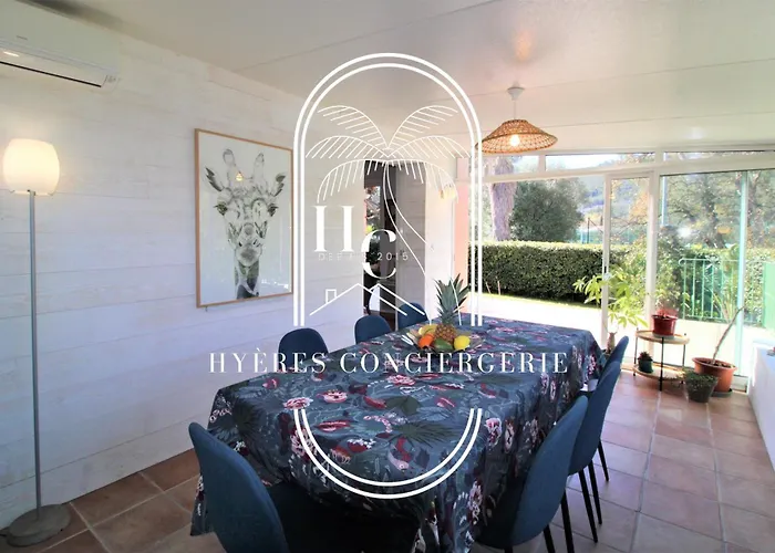 Villa La Quiétude T4 Clim Wifi Pk Almanarre By Hc Hyères